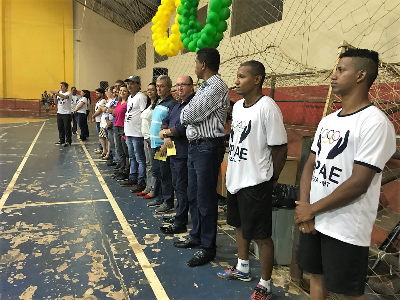 ABERTURA DAS OLIMPIADAS DA APAE