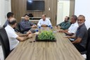 COMANDANTE DA PM CEL MOURETT VISITA CÂMARA MUNICIPAL