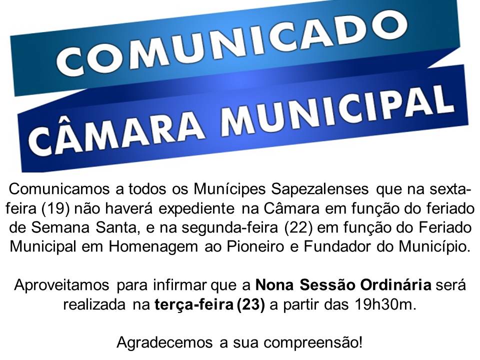 COMUNICADO