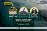 Construção de estacionamento na Escola Municipal Antônio Clarismundo Scheffer