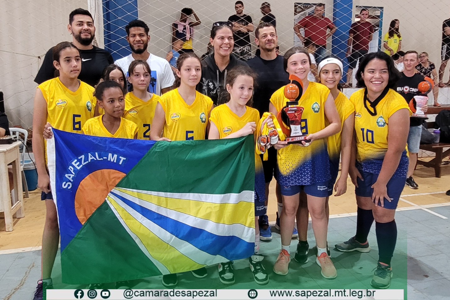 Equipe feminina de Basquete de Sapezal conquista o segundo lugar na 5º Copa Parecis de Basquete