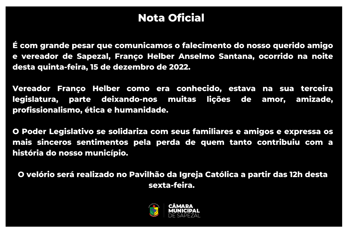 Nota Oficial