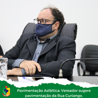 Pavimentação Asfáltica: Vereador sugere pavimentação da Rua Curiango