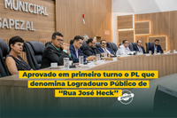 Projeto de Lei Legislativo homenageia pioneiro de Sapezal 