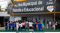 Vereadores marcam presença na inauguração do Núcleo Municipal de Robótica